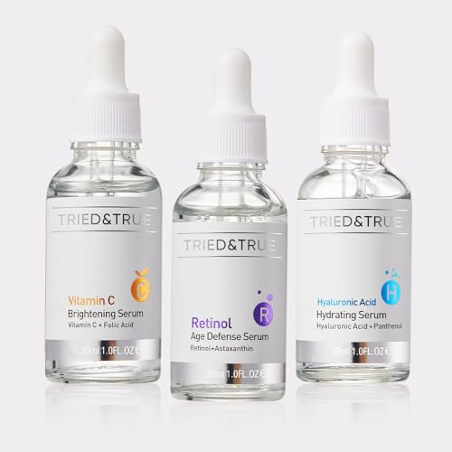 The Ageless Beauty Kit- Retinol Serum, Vitamin C Serum, and - Product Imagery