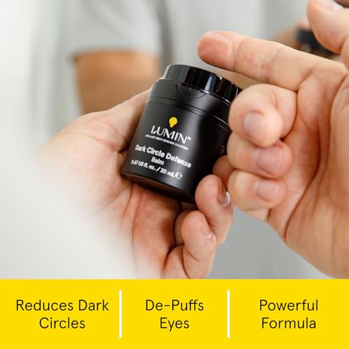 Lumin Dark Circle Defense Balm for Men | Eye Cream with Caffeine - Product Imagery