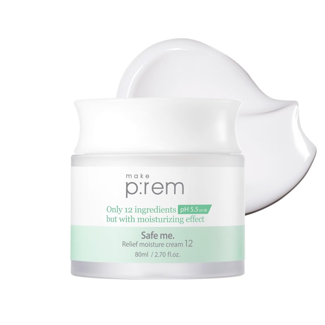 MAKEP:REM MAKE P:REM Safe Me. Relief Moisture Cream 12, 2.70 fl.oz. (80mL) – product photo (Face Moisturizers)
