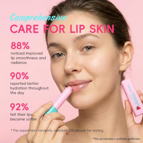 QUIYUM Watermelon Skincare Set 3 Pcs - Includes Hand Cream, Lip - Product Imagery