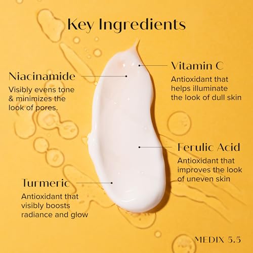 MEDIX Vitamin C Cream + Niacinamide Brightening Body Lotion | - Product Imagery