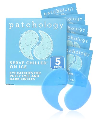 Patchology On Ice Cooling Blue Under Eye Patches For Puffy Eyes - Product Imagery