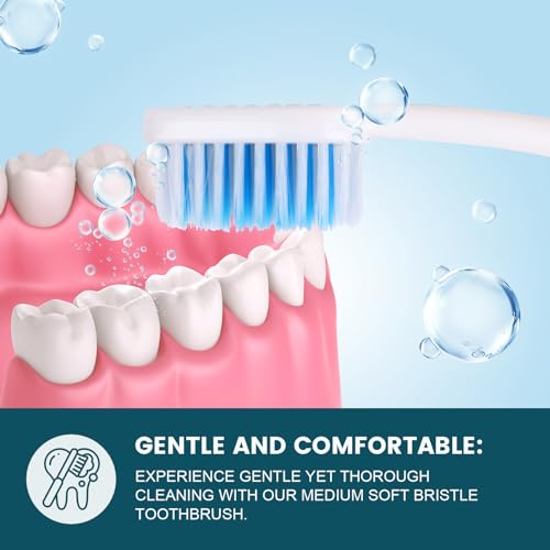 30 PCS Disposable Toothbrushes Pack, Bulk Toothbrush - Product Imagery