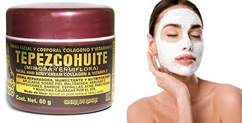 DEL INDIO PAPAGO Facial Night Skin Cream With Tepezcohuite 60g - - Product Imagery