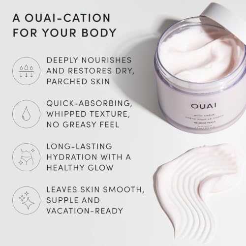 OUAI Body Cream - Hydrating Whipped Body Cream - Melrose Place - Product Imagery