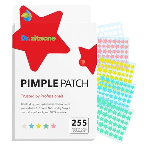 Dr. Zitacne Pimple Patches for Face, Star Hydrocolloid Acne - Product Imagery