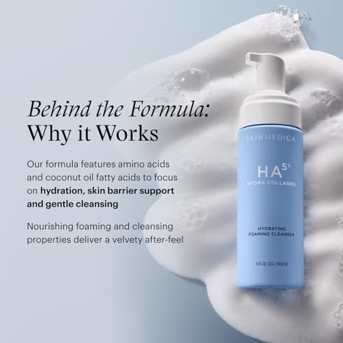 SkinMedica HA5 Hydra Collagen Hydrating Foaming Cleanser with - Product Imagery