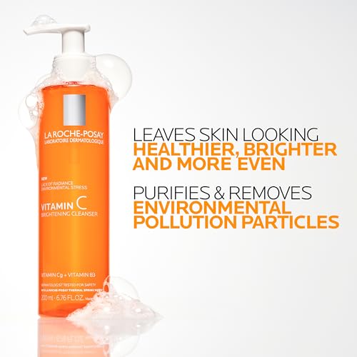 La Roche-Posay Vitamin C Brightening Face Wash Cleanser - Product Imagery