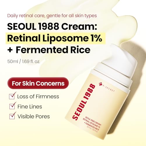 K-SECRET SEOUL1988 Retinal Cream for Gentle Daily Texture Care, - Product Imagery