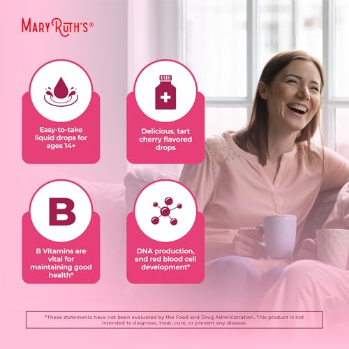 MARYRUTH'S Organic Vitamin B Complex, Biotin, Vitamin B12, - Product Imagery