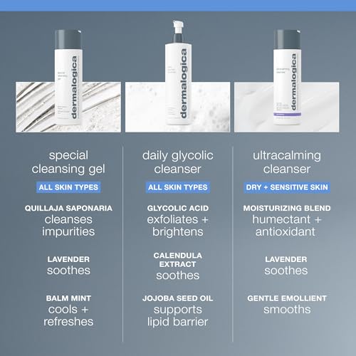 Dermalogica Special Cleansing Gel, Gentle Foaming Face Wash, - Product Imagery