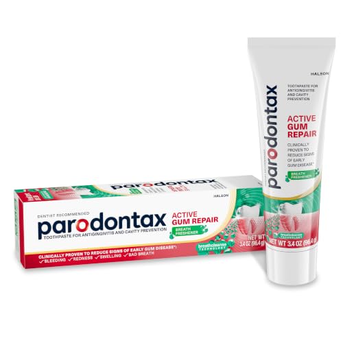 Parodontax Active Gum Repair Breath Freshener Toothpaste, 3.4 oz - Product Imagery