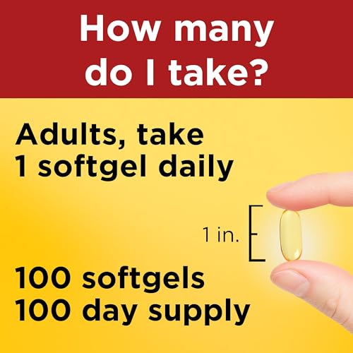 Nature Made Fish Oil Omega 3, 1200 mg Softgels, One Per Day, 100 - Product Imagery