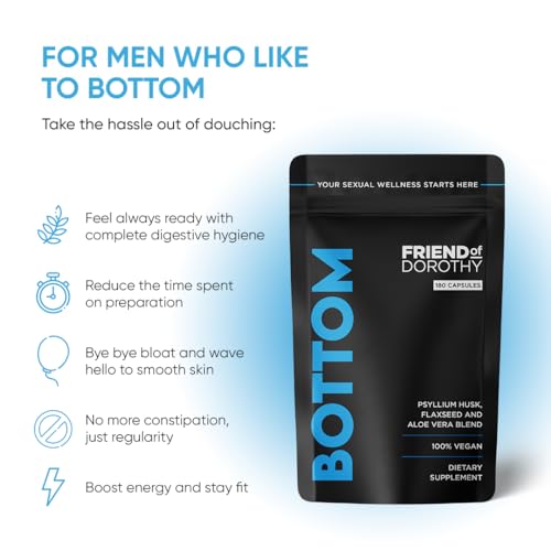 Digestive Fiber Support Capsules for Men, Psyllium Husk & Aloe - Product Imagery
