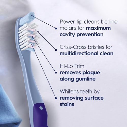 Oral-B Toothbrush Pro-Health Plaque Eraser Manual Toothbrush, - Product Imagery
