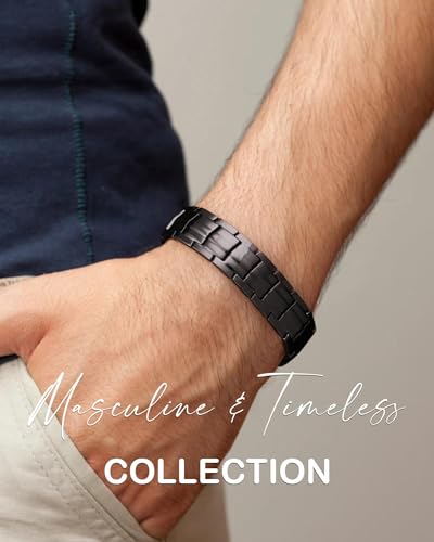 Feraco Magnetic Copper Bracelet for Men 99.99% Solid Pure Copper - Product Imagery