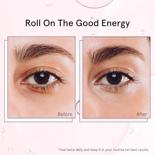 grace & stella Under Eye Brightener with Rose Quartz Rollerball - Product Imagery