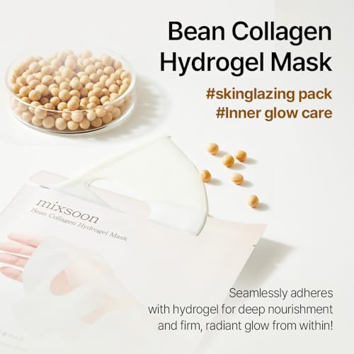 mixsoon Bean Collagen Hydrogel Mask Hydration All-In-One - Product Imagery