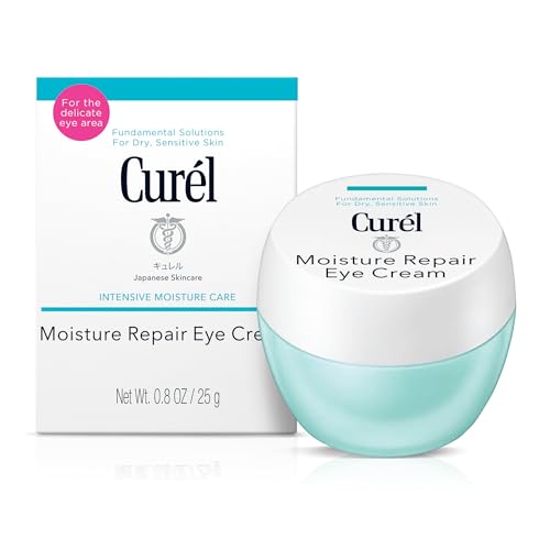 Curel Japanese Skin Care Moisturizer Repair Eye Cream, Under Eye Cream for Dry, Sensitive Skin, Fragrance Free & pH Bala