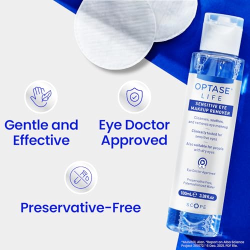 OPTASE® Life Sensitive Eye Makeup Remover, 100 ml - Product Imagery