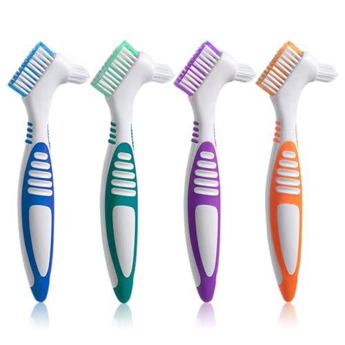Denture Brush 4Pcs Denture Toothbrushes Double Sided Toothbrush - Product Imagery