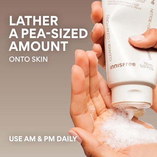 innisfree Volcanic BHA Pore Cleansing Foam with Salicylic Acid | - Product Imagery