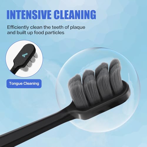 Tetragonal tree Extra Soft Toothbrushes (6 Pack) - 20,000 Ultra - Product Imagery