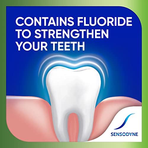 Sensodyne Fresh Mint Sensitive Toothpaste, 4 Ounces (Pack of 2) - Product Imagery