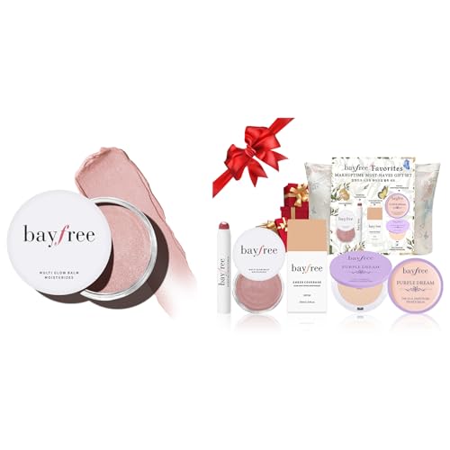 bayfree Multi Glow Balm & Original Kit Gifts Set, Cream Blush for Cheeks, Korean Makeup Set for Women & Beginners, Vegan