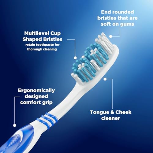Oral-B Cavity Defense Bacteria Fighter Manual Toothbrush for - Product Imagery