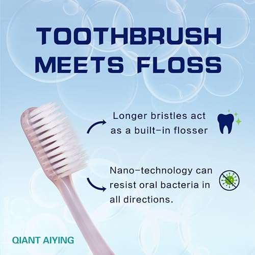 Extra Soft Toothbrush 6-Pack, Regular Head (3 Colors - 2 Each) - Product Imagery