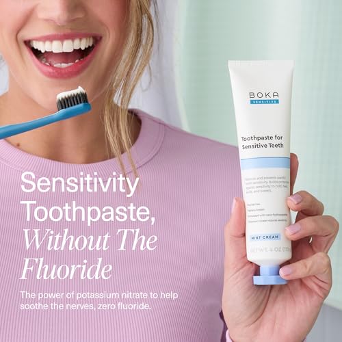 Boka Sensitive Toothpaste - Fluoride Free Nano Hydroxyapatite - Product Imagery