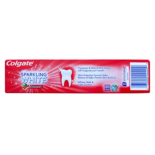 Colgate Cinnamint Fluoride Toothpaste with Cinnamon and Natural - Product Imagery