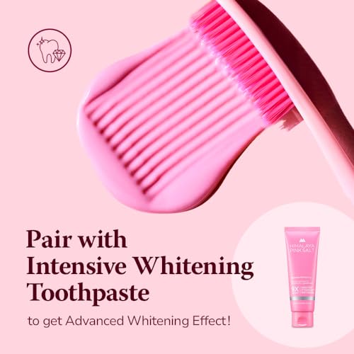 HIMALAYA PINKSALT Intensive Clean Toothbrush 1 Count - Product Imagery