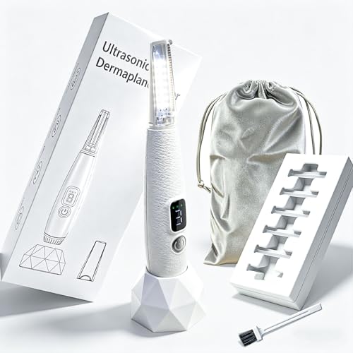 Velurie Sonic Dermaplaning Tool for Women Face Facial Hair Razor