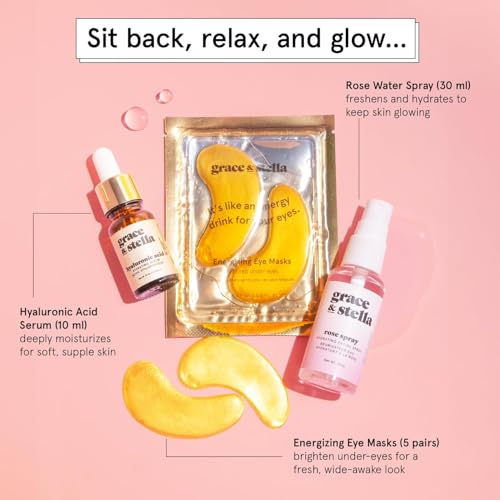 grace & stella Award-Winning Skin Care Set - Gifts for Women - Product Imagery