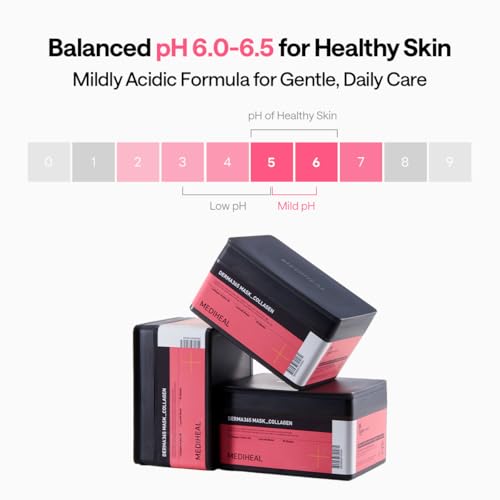 MEDIHEAL Collagen Derma 365 Daily Face Mask (30 EA) for Firming - Product Imagery