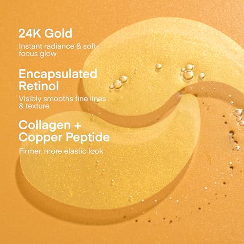 TEREZ & HONOR 24K Gold Retinol Wrinkle Smoothing Eye Patches - - Product Imagery