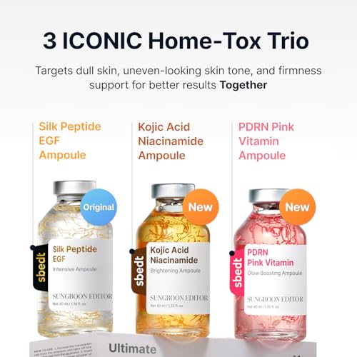 SUNGBOON EDITOR Glow Intensive Hometox Trio, Radiance & Glow - Product Imagery