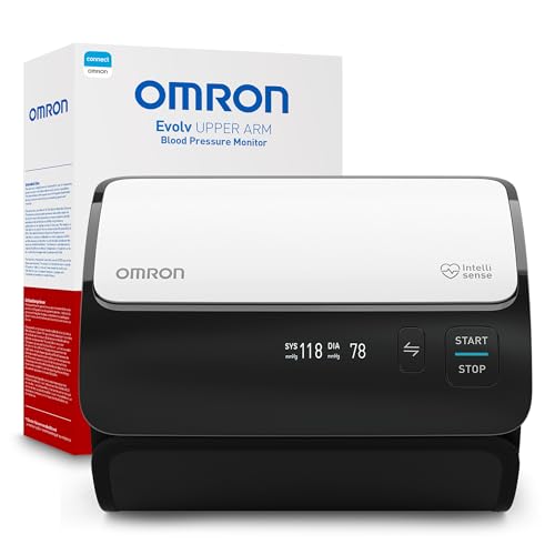 OMRON Evolv Wireless Blood Pressure Monitor & Upper Arm Blood - Product Imagery