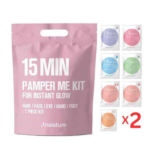 Naisture 15 Min Pamper Me Kit Duo Pack Korean Spa Skincare Gift - Product Imagery