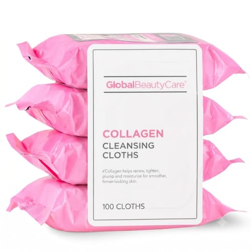 Global Beauty Care Collagen Cleansing Facial Towelettes, Makeup - Product Imagery