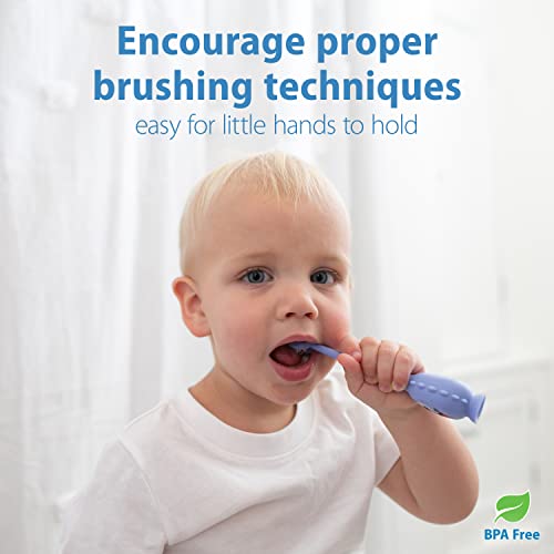 Dr. Brown's ToothScrubber Toothbrush, Three-Sided Toddler - Product Imagery