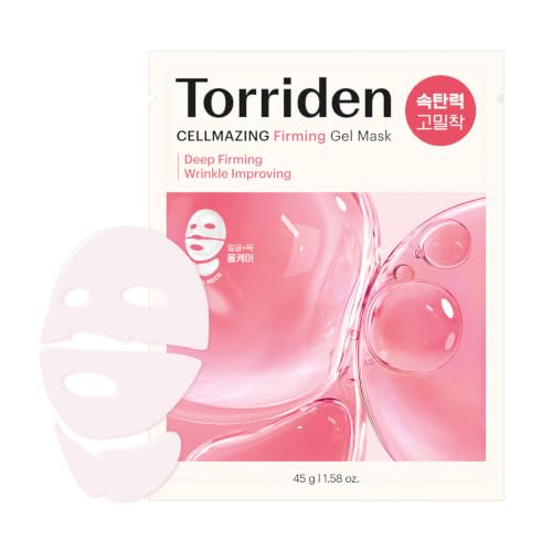 Torriden CELLMAZING Collagen Firming Gel Sheet Mask for Face & - Product Imagery