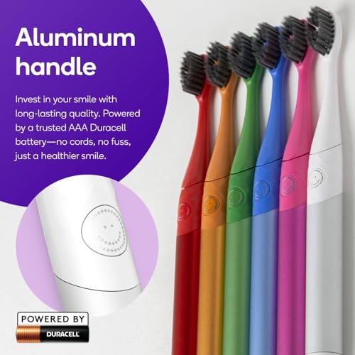 Burst Nova Toothbrush (Orange) | Sonic Powered Teeth Whitening - Product Imagery
