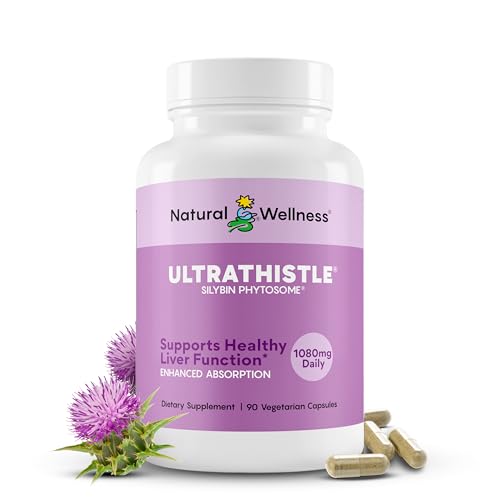 UltraThistle Advanced Milk Thistle Supplement – 1080mg Silybin - Product Imagery