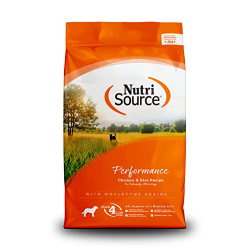 NutriSource Performance Dog Food, Made with Chicken and Rice, - Product Imagery