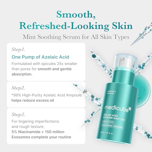 medicube Exosome Shot Azelaic Acid 7,500 PPM Spicule Facial Serum - Product Imagery