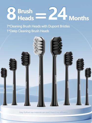7MAGIC Sonic Electric Toothbrush, 180-Day Runtime, 42000VPM, 8 - Product Imagery