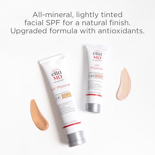 EltaMD UV Physical Tinted 100% Mineral Face Sunscreen, SPF 40 - Product Imagery